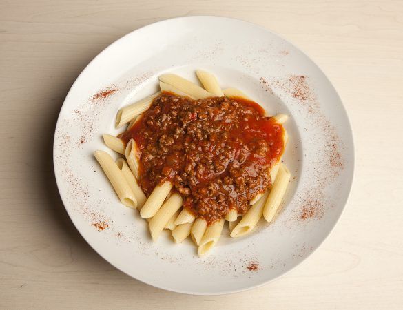 macarrones bolognesa
